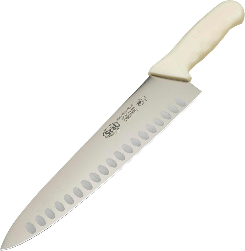 10" White Chef's Commercial-Grade Knife