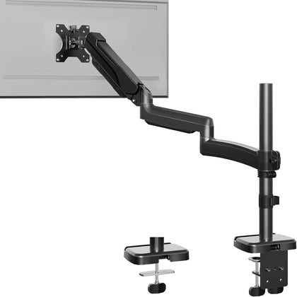 Extra Long Arm Monitor Mount, Fits Max 32" Hold up to 19.8lbs | Single Long Arm Computer Desk Mount, Extra Long