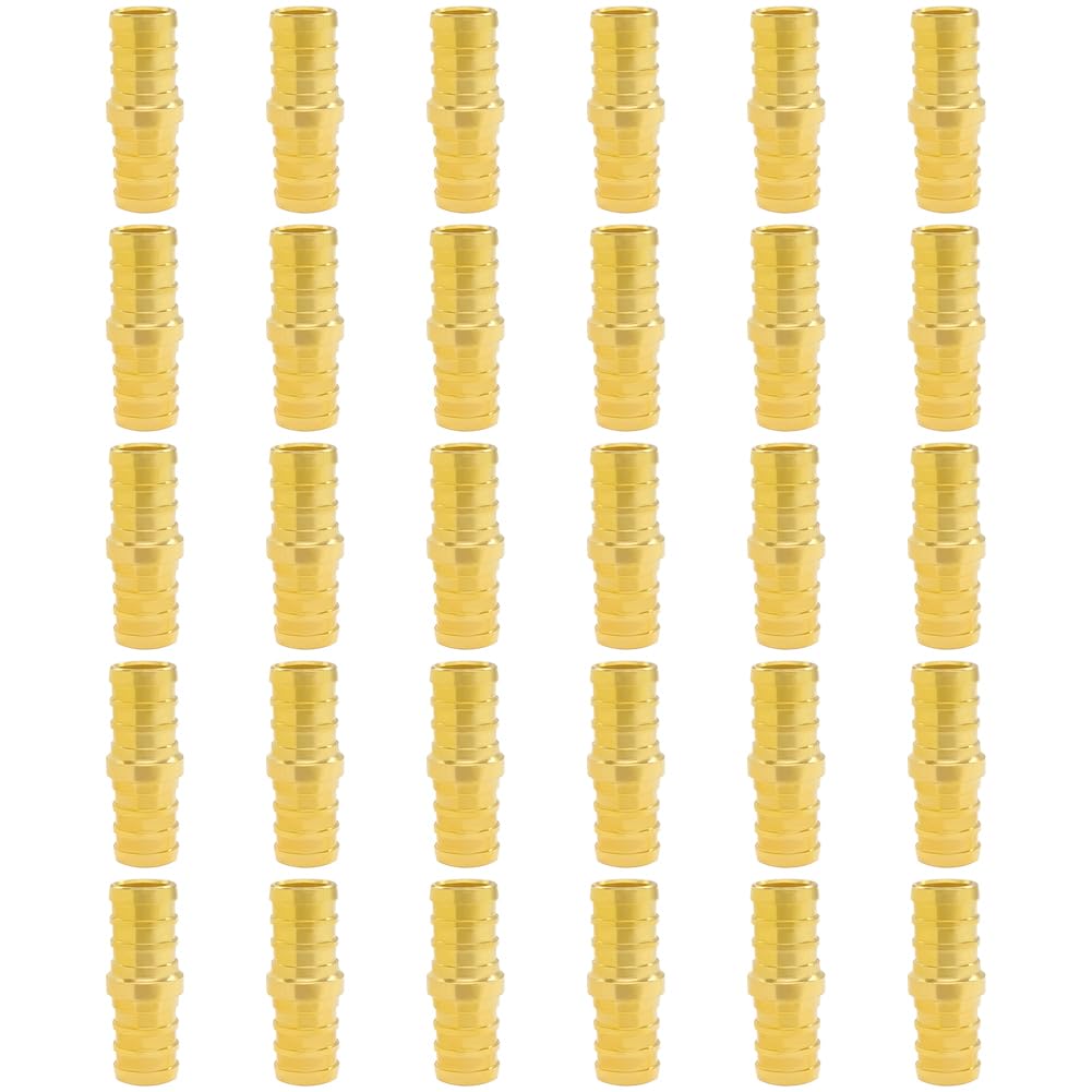 Hooshing 30PCS 1/2 Inch Straight Coupling PEX Fitting