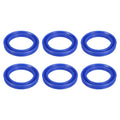 2 Pcs UN Radial Shaft Seal 50mm ID x 70mm OD x 10mm Width Blue