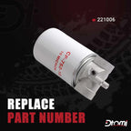 200 PSI Max Pressure, Filter Housing, 221006, 120-818, Spin-On Filter