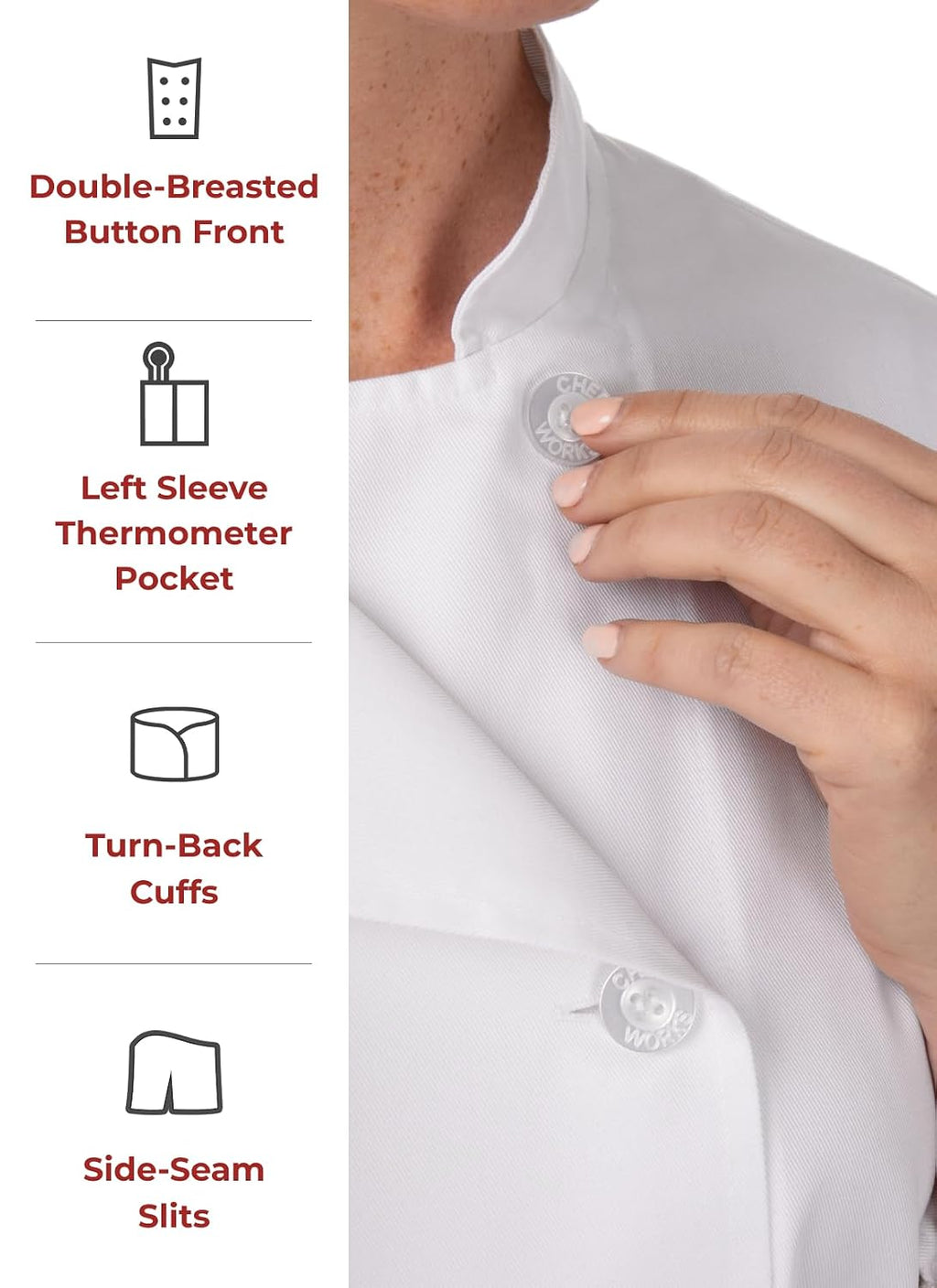 Women's Le Mans Chef Coat