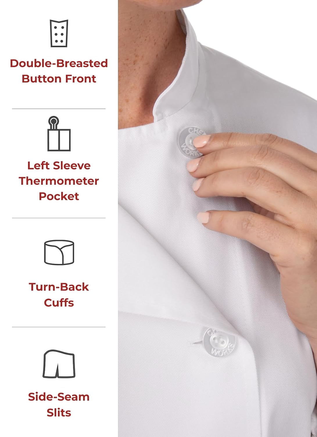 Women's Le Mans Chef Coat