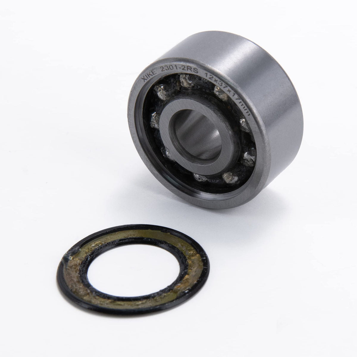 XIKE 1 Pcs 2201-2RS Sealed Self-Aligning Ball Bearings 12x32x14mm.