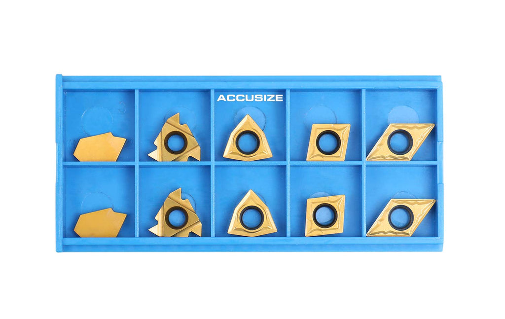 Accusize Carbide Inserts Set for 2988-0058, 10 Pc Total, Grade C6