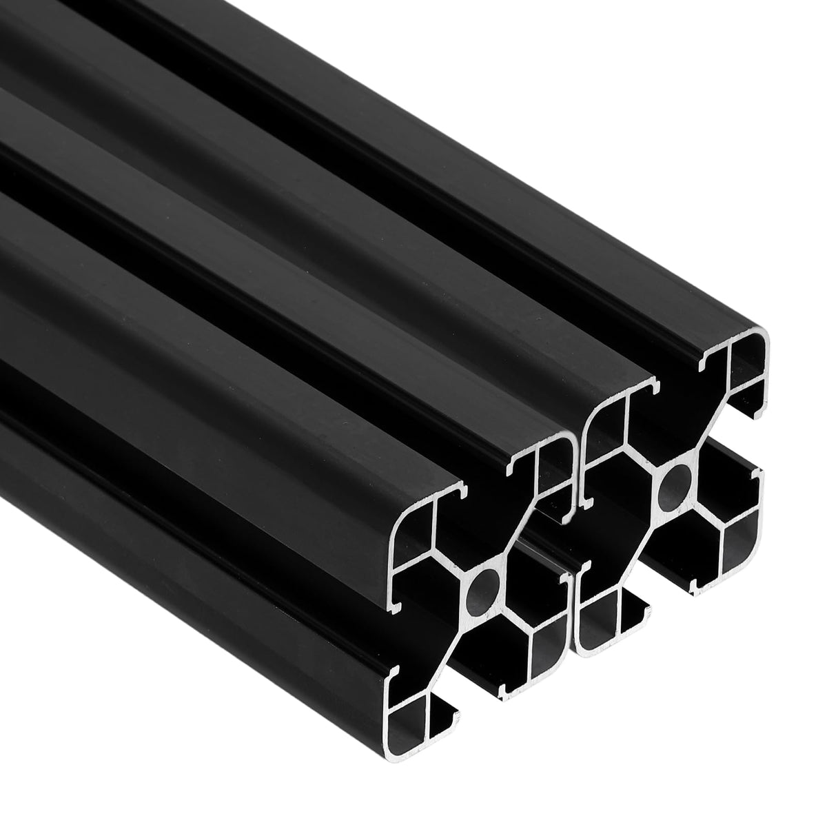 uxcell 2Pcs 150mm 4040 Aluminum Extrusion Profile, Anodized Linear Rail