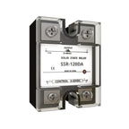 MAKERELE Solid State Relay Module SSR,Single Phase Plastic Cover,Input 3-32VDC to Output 24-480VAC (DC to AC_120A)