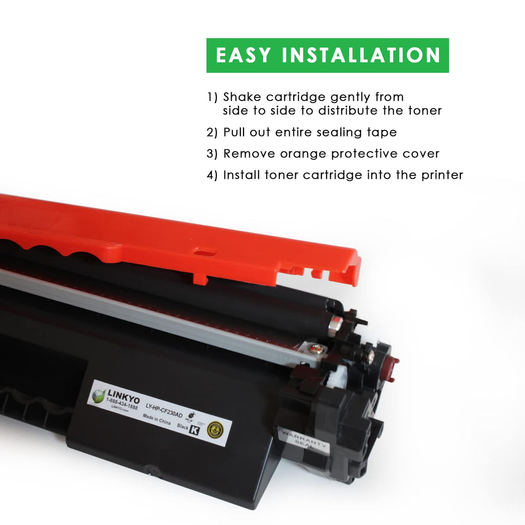 Compatible Toner Cartridge Replacement for HP 30A CF230A (Black, 2-Pack)