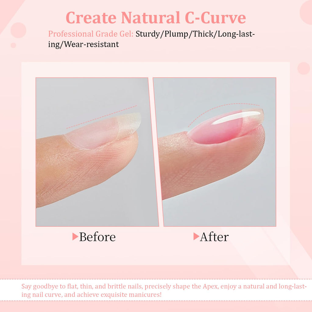 10 Colors Builder Nail Gel Polish Set with Base Coat and Top Coat No Wiping for Nails Strengthener Hard Nail