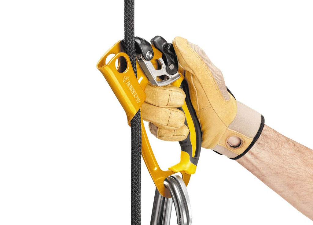 Petzl Right Handled Ascender, 1124 lb, Gold