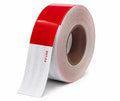 NOVA DOT Reflective Tape 2 Inch x 150 Feet Strong Red White for Trailers