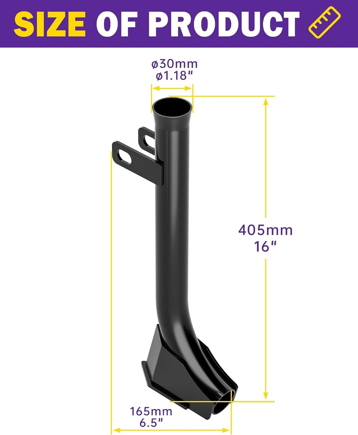 Hitch Mounted Ripper Trencher & Pipelayer Bundle - One-Person Trench & Lay, 12.5"-18.5" Adjustable Shank, Fits
