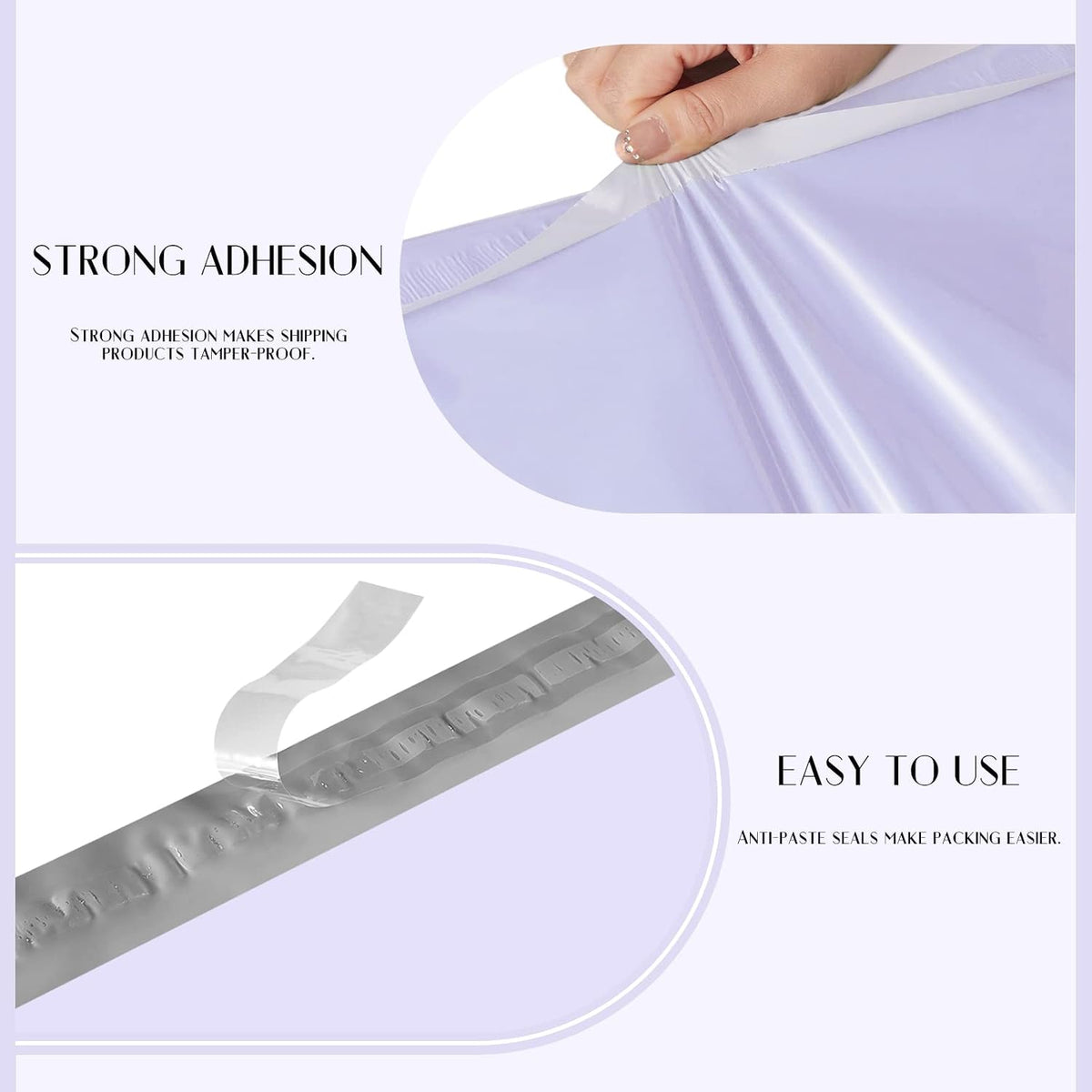 Poly Mailers 14.5X19 100 Pack, Strong Adhesive Shipping Bags for Clothing, Waterproof and Tear-Proof Packaging Bags