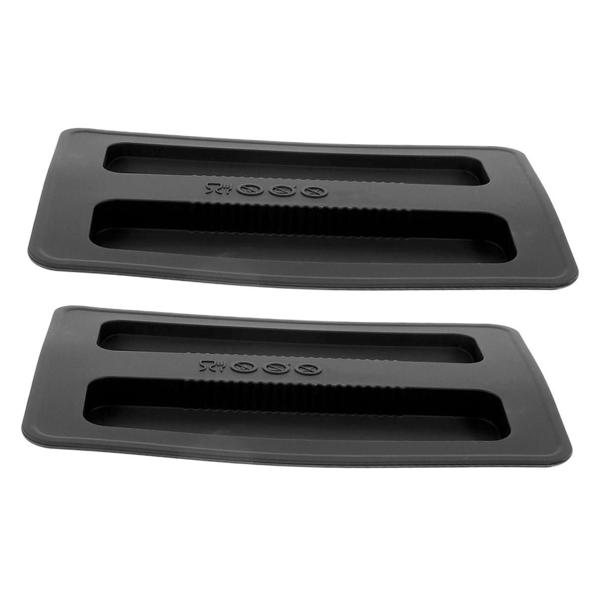 2pcs Silicone Toaster Cover Lid for Bread Machine, Black