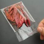 200pcs 5"x5" Clear Resealable Cellophane Bag Self Adhesive Seal