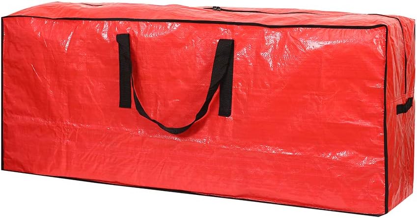 Christmas Tree Storage Bag - Fits Up to 7.5 ft Holiday Xmas Disassembled Trees with Durable Reinforced Handles & Dual
