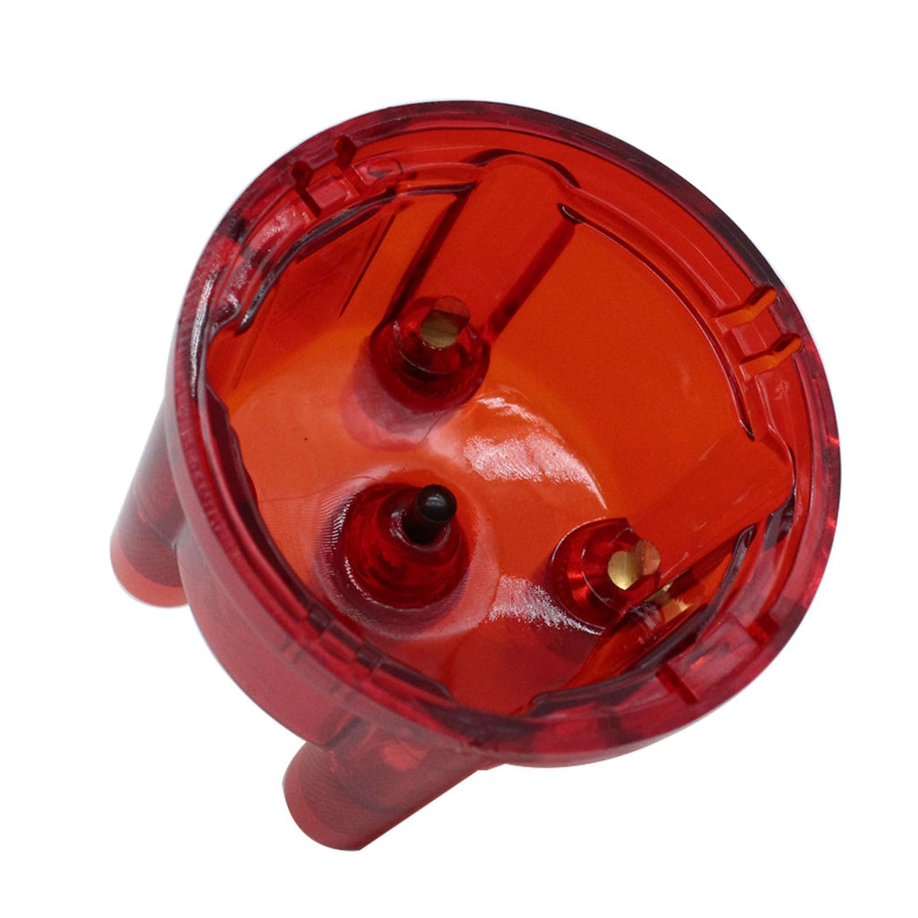 Red 009 Distributor Cap Smoke AC905504 Compatible with VW Bug Bus Ghia Buggy