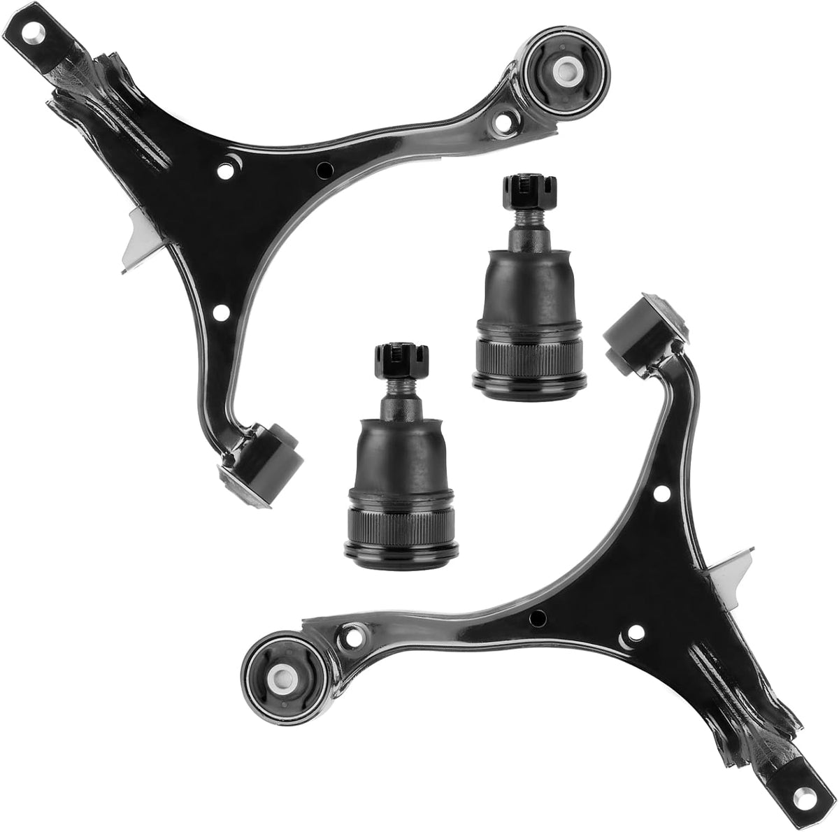4PCS Front Lower Control Arm w/Ball Joint for Honda CR-V 2002-2006, Right & Left Side Suspension Kit K640399 K640400 K80223