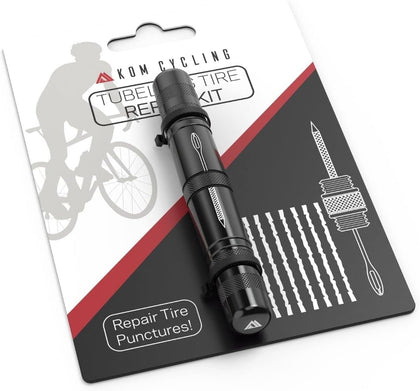 Tubeless Tire Repair Kit for Bikes 8 Colors! Fixes Mountain Bike and Road Bicycle Tire Punctures