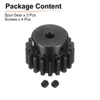 DTGN Spur Gear 1.5Mod 18 Teeth 12mm Thickness 5mm Bore 2Pcs