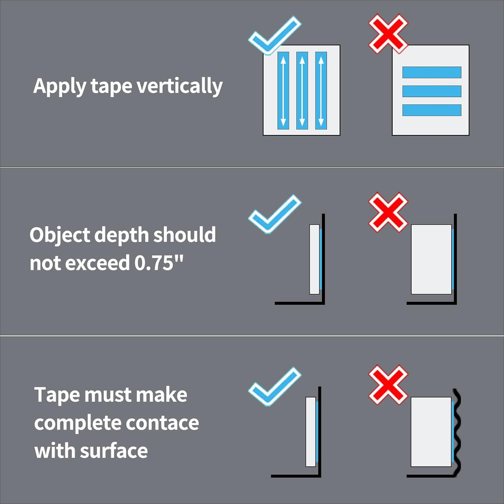 Nano Double-Sided Acrylic Foam Tape, 1/24" x 1/2" x 10', 2-Roll Pack