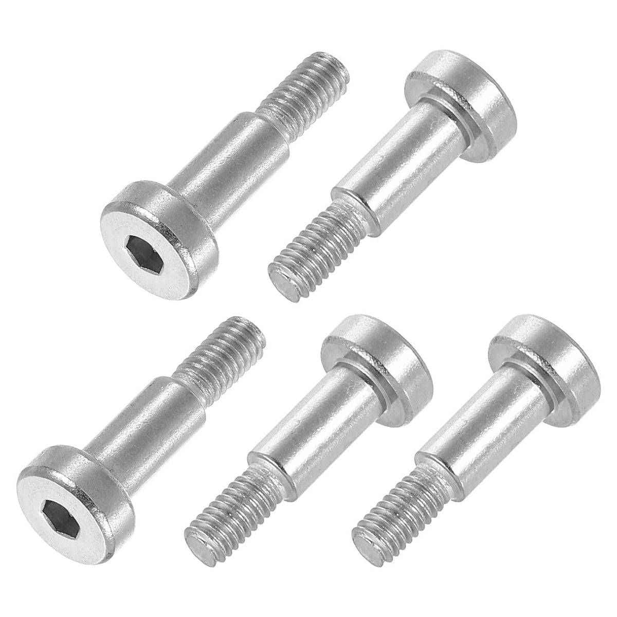 uxcell 12Pcs 304 Stainless Steel Bolt 5mm Dia 10mm Length M4 Thread