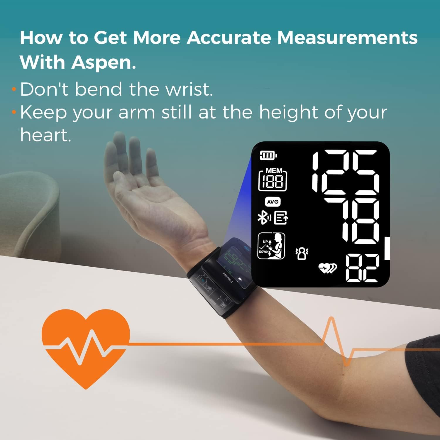 Blood Pressure Monitor Adult Cuff, Blood Pressure Cuff Monitor Wrist, Blood Pressure Machine Home Use 5.3-8.5"