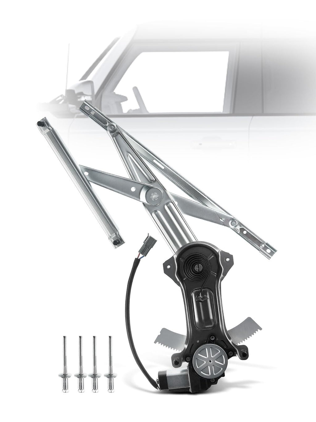 YHTAUTO Front Driver Side Power Window Regulator w/Motor for Ford