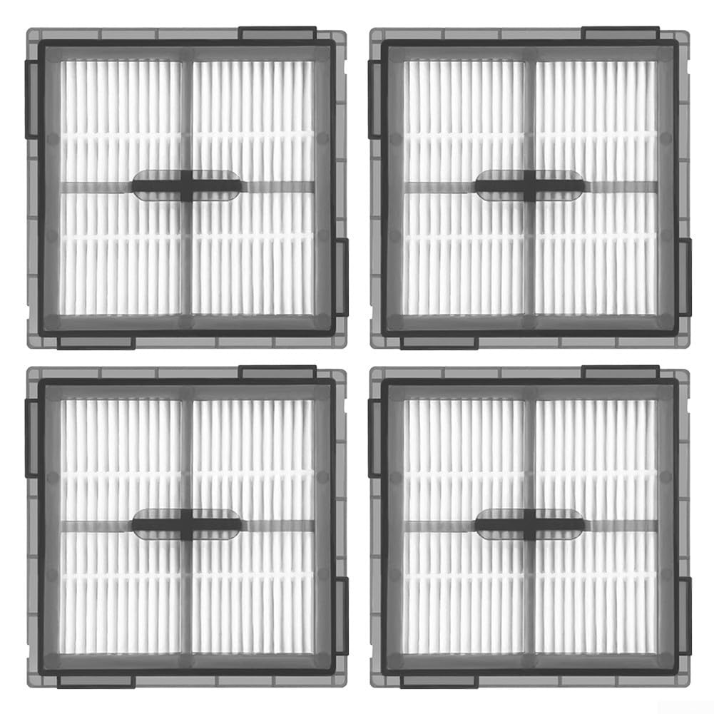 Hosrivae HEPA Filter Q10 S5, Q10 VF, Q8 Max, Q10P+, Q10 X-5, 2/4 Pack Vacuum Replacement Parts, ABS Cloth High Efficiency(4 PACK)