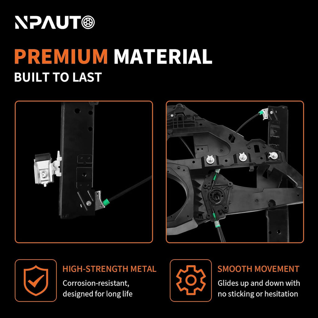 Front Right Power Window Regulator with Panel Without Motor for Expedition