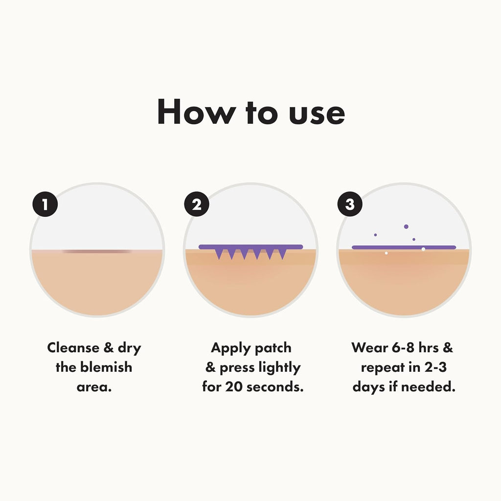 Hero Cosmetics for Dark Spots Post-Blemish Patch, 8 Ct | Acne Patch with 395 Micropoints, Formulated With Vitamin C
