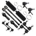 SCITOO 12pcs Front Inner Outer Tie Rod Fits 1996-2002 for Toyota Corolla