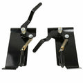 Weld-On Skid Steer Quick Attach Bucket Conversion Adapter Latch Plates Universal,Replacement for John Deere