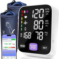 Upper Arm Blood Pressure Monitor for Home Use 17" Large & 21" XL Extra Large Cuff Big arm, Free APP Bluetooth Sync
