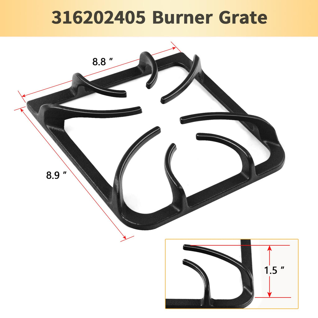 Burner Grates Stove Replacement Parts for Frigidaire Stove Grates
