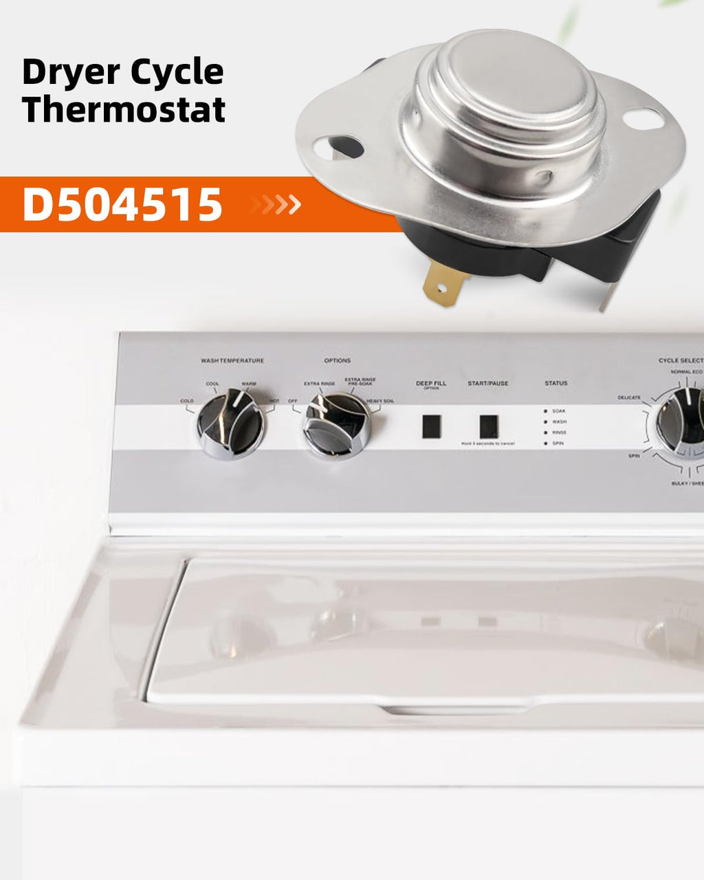 504515 Dryer Cycle Thermostat D504515 Fit for Alliance Speed Queen Cissell