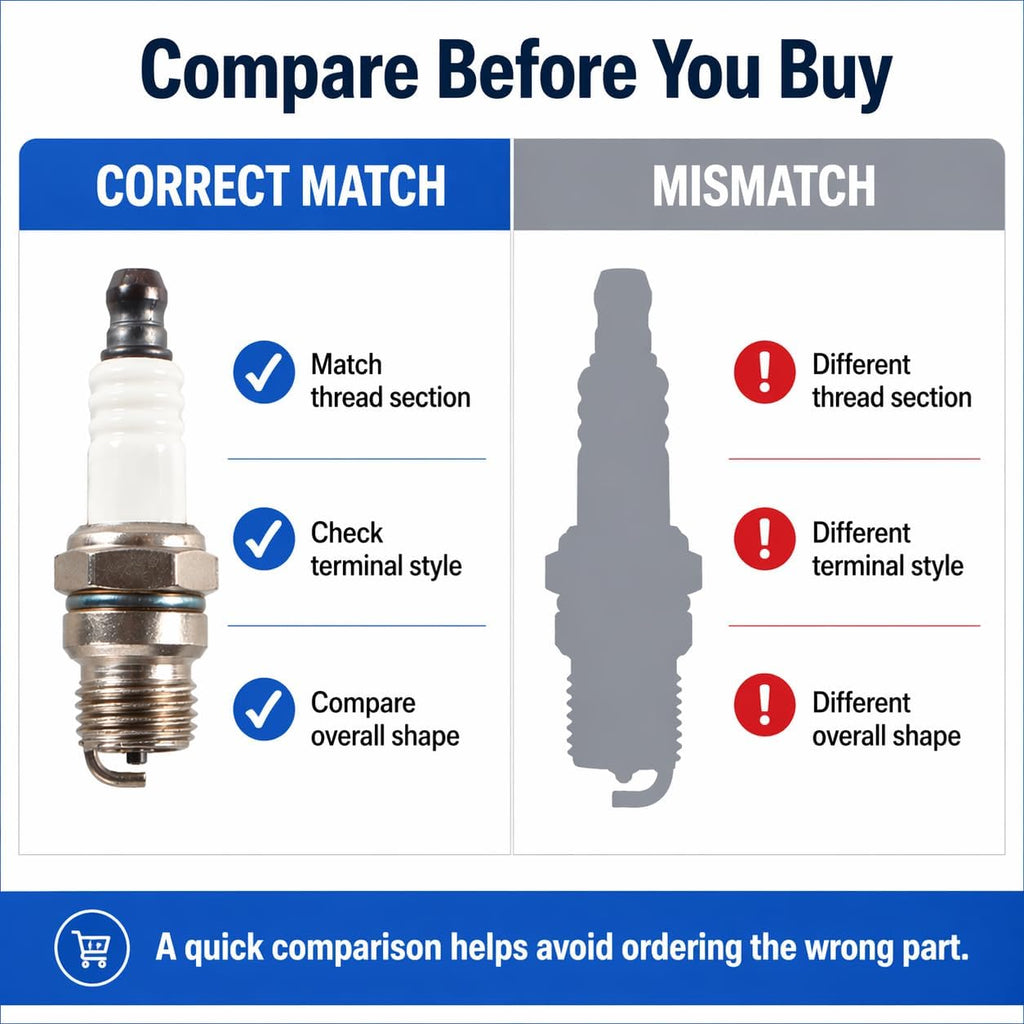 794-00055A Spark Plug for MTD RDJ7J DJ8J 753-06847 794-00050 753-06193