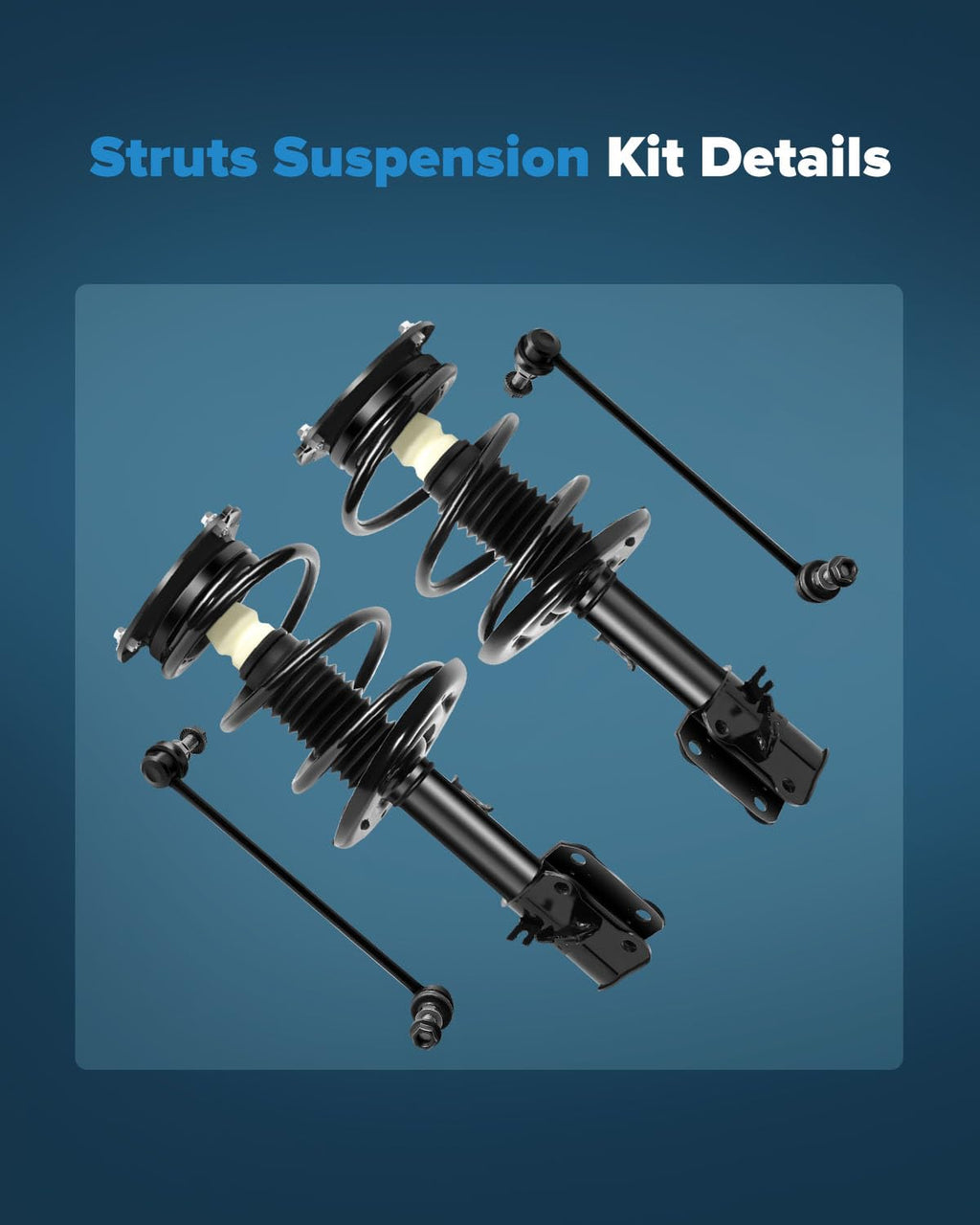 TFGCSG Struts Front Strut Suspension kit 2009-2014 for Nissan Maxima