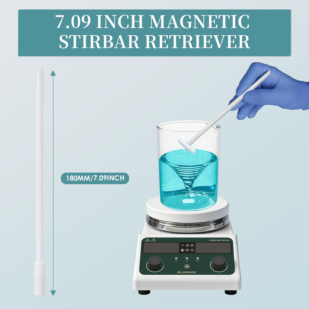 8PCS Various Magnetic Stir Bar Set