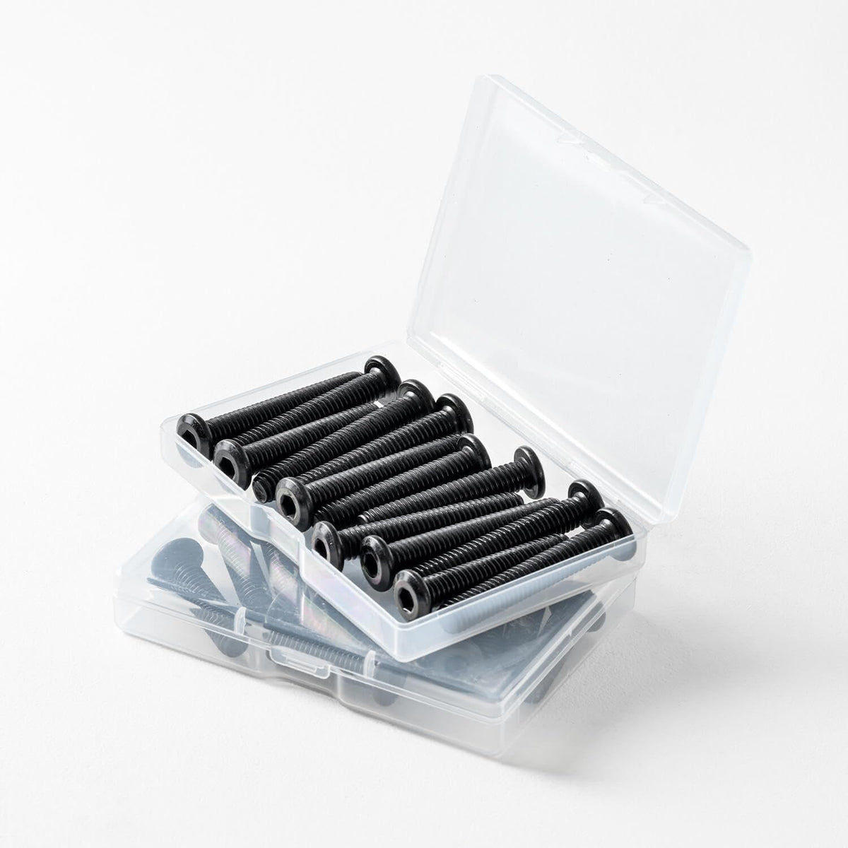 5/16-18 x 1-1/4" (20 Pack) Flat Head Hex Socket Cap Screws Bolts, Black Oxide 304 Stainless Steel 18-8, Hex Drive, Bright Finish, Fully Machine Thread