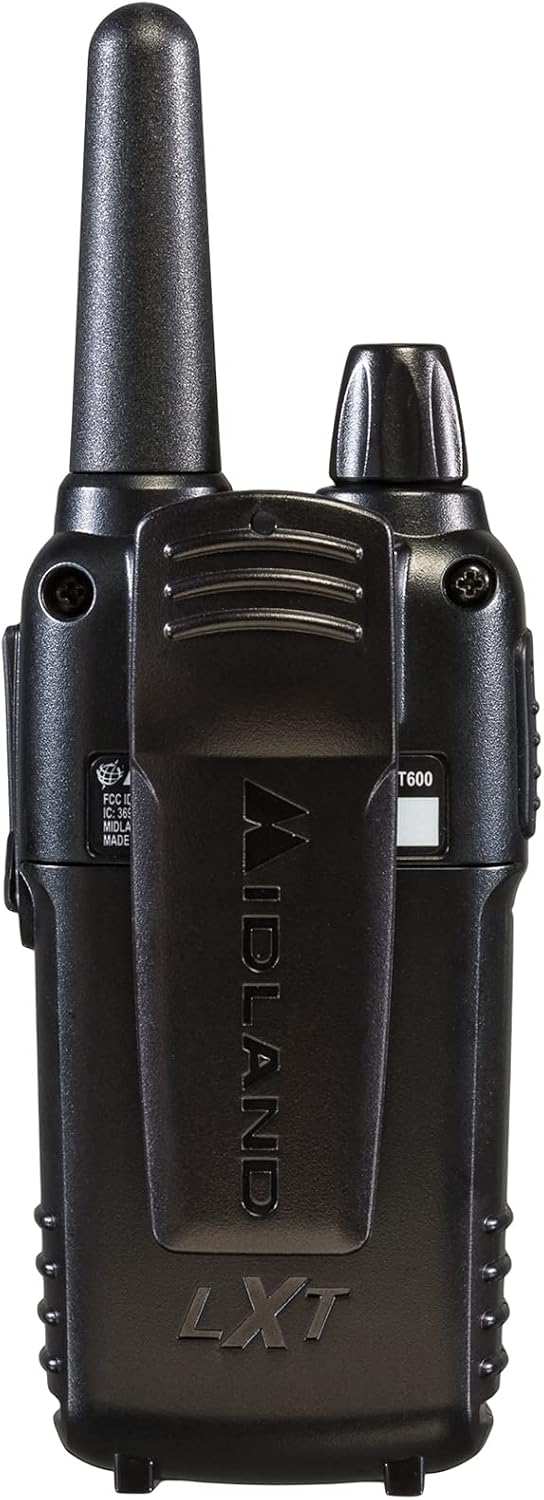 LXT600VP3 FRS License Free Walkie Talkies. Black, 2 Pack | Up to 30 Mile Range Walkie Talkie, 36 Channels, 121