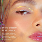 Wicked: For Good | Cherry Blossom Blush Palette | Blendable, Creamy Formula Blurs and Perfects Skin | Blendable