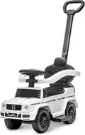 Kids Outdoor Stroller Mercedes G-Wagon for Toddlers 1 to 3 Years Old with Music, Horn Sounds, and Handle, White |