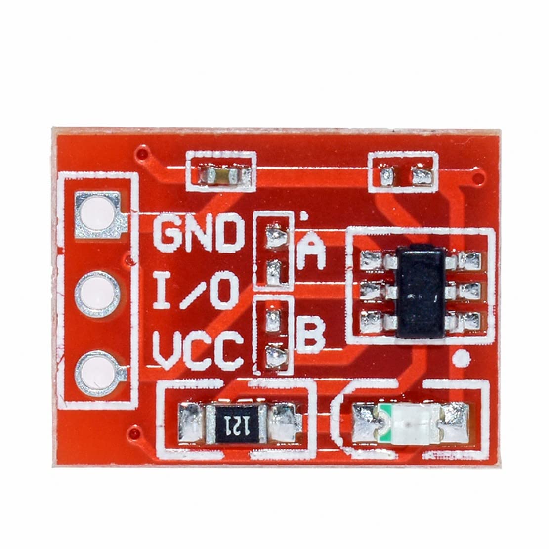 JZK 10x TTP223 Self-Lock Capacitive Touch Switch Module, DC 2.5V - 5.5V Digital Capacitive Touch Sensor Switch Module, Single-Channel Transformation