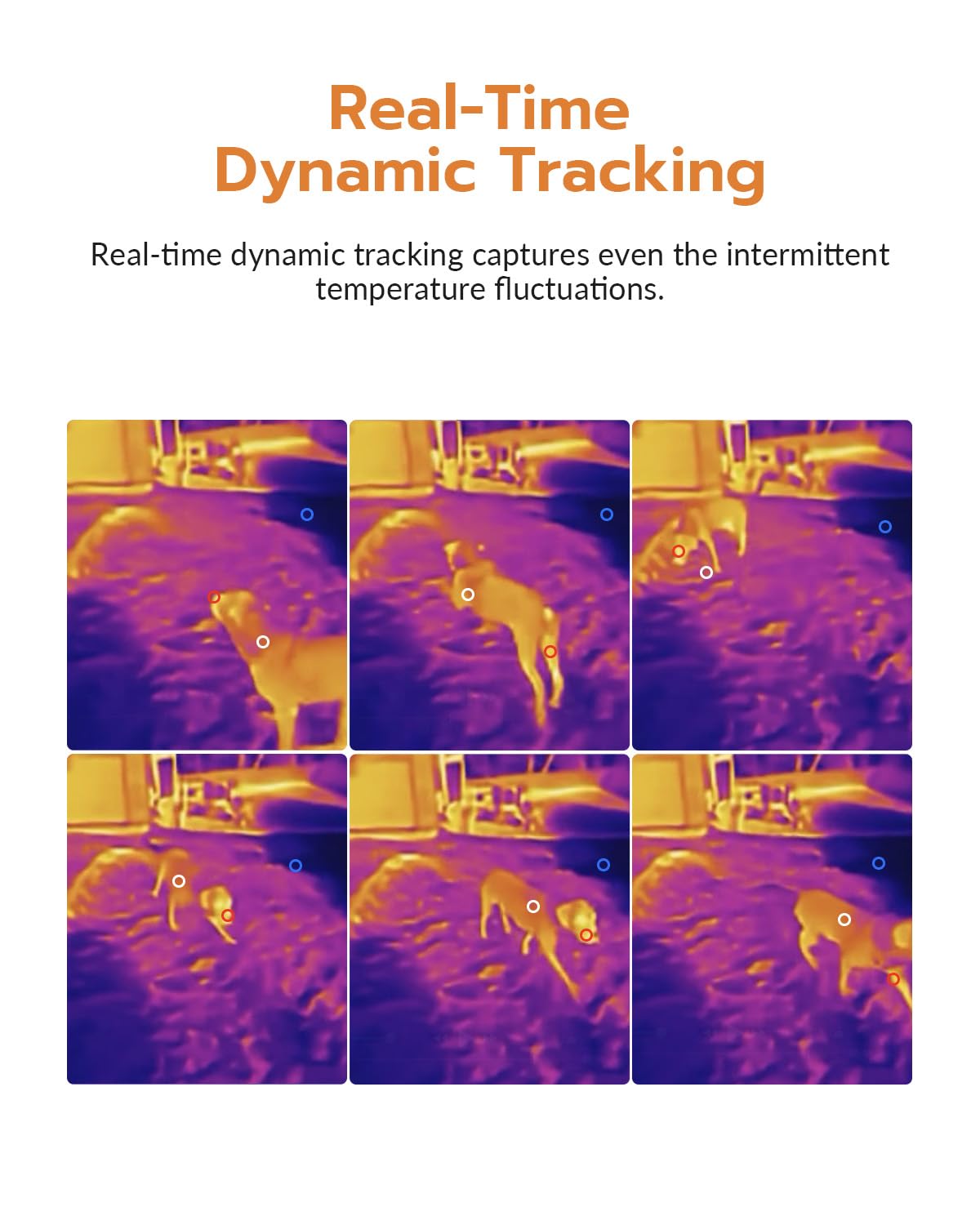 GT16S Thermal Imaging Camera AI Scene Detection, Thermometer Mode