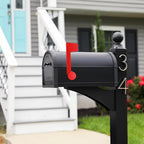 Mailbox Flag Replacement, Red Flag for Mailbox | Mailbox Hardware, Easy Installation, Suitable for Metal, Brick