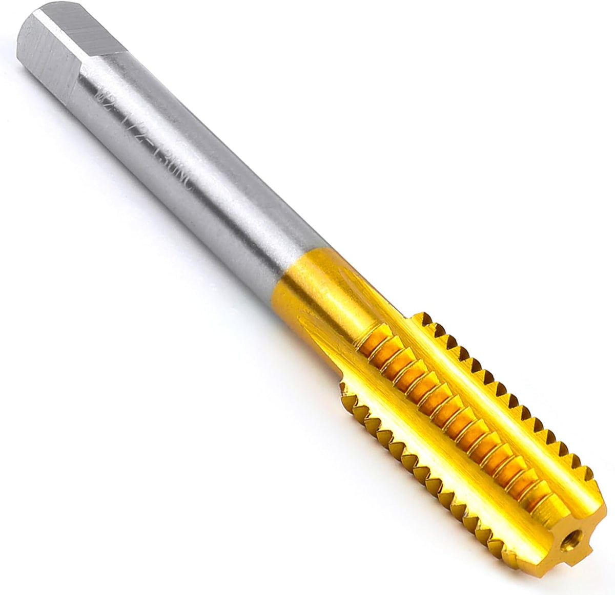 1Pc 1/2"-13 UNC Thread Tap for Metal,M2 HSS Bottom Threading Hand Tap