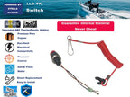 for Tohatsu Nissan Outboard Engine Stop Kill Switch Safety Tether