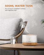 Essential Oil Diffuser Sound Machine Combo Diffuser for Aromatherapy Fragrant Oil Cool Mist Humidifier with Natural
