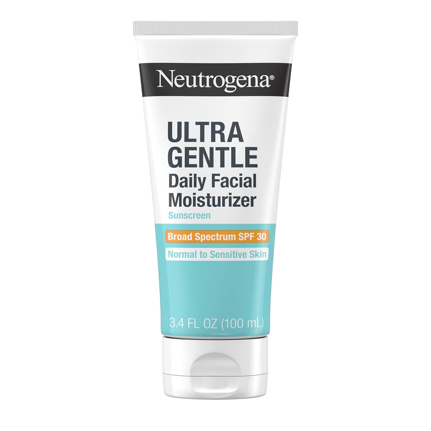 Neutrogena Ultra Gentle Daily Facial Moisturizer with SPF 30 Sunscreen with CICA, Lightweight Face Lotion with Broad